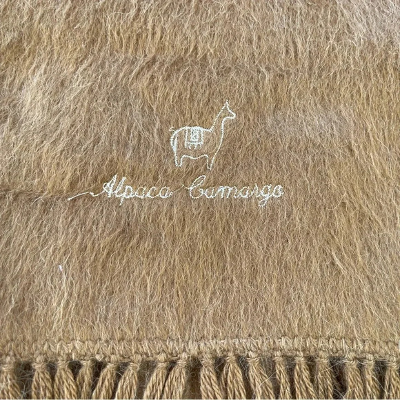 Alpaca Camargo Scarf With Fringe - Picture 3 of 7